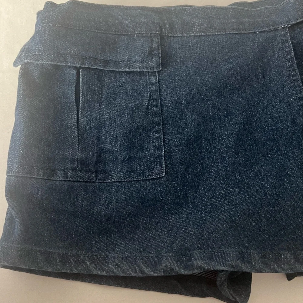 Sugar‎ and Summer Girl’s Chic Black Skirt with Buckle Pockets, Size L, NWOT